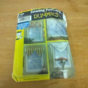 Simplicity Sewing Pattern 7164 Curtains Valences Window Treatments